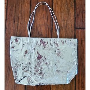 Silver Tote in Great Condition